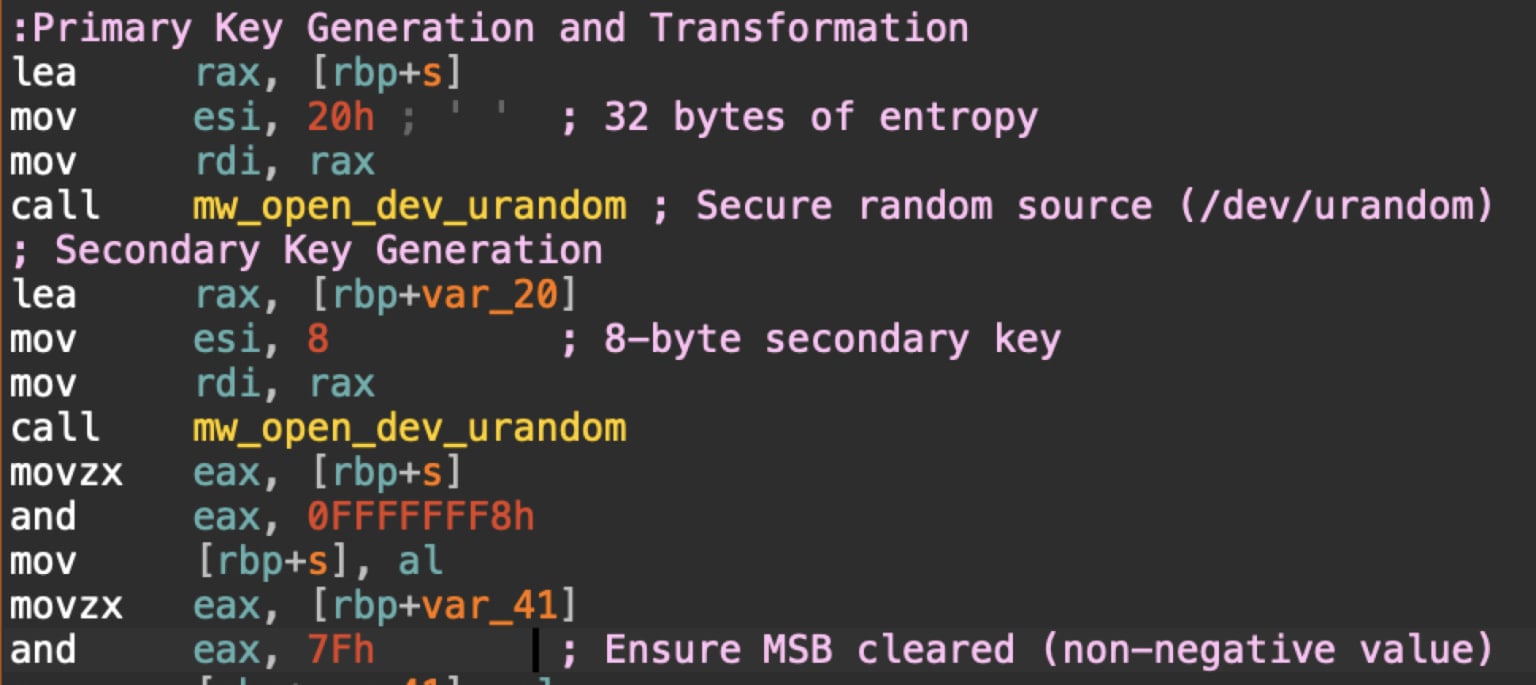 RansomHouse upgrades encryption with multi-layered data processing 4 Mario generating the two keys