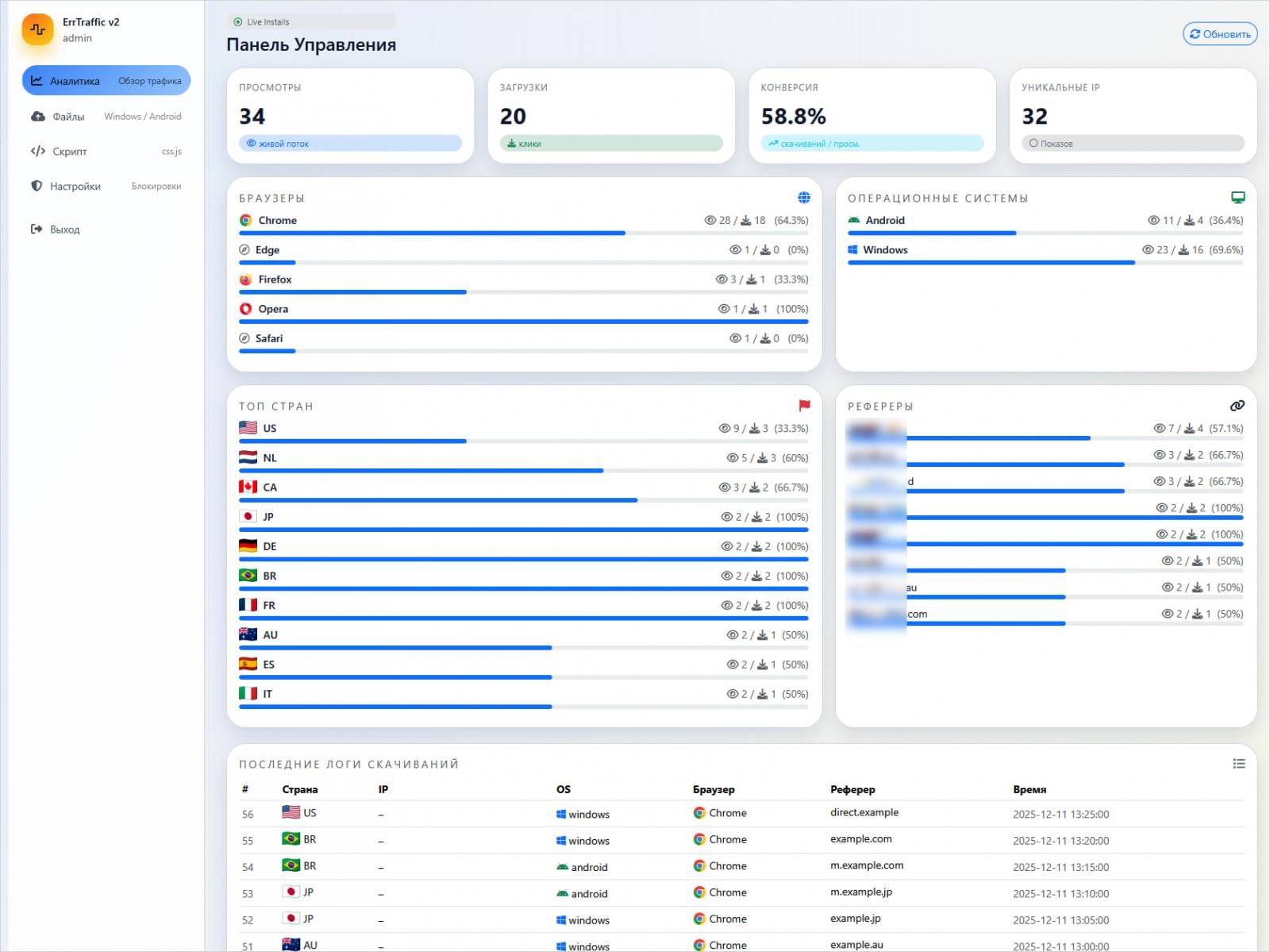 New ErrTraffic service enables ClickFix attacks via fake browser glitches 4 The main panel