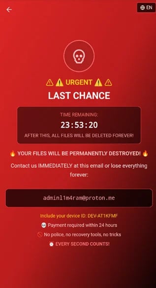 New DroidLock malware locks Android devices and demands a ransom 5 DroidLock's ransom overlay