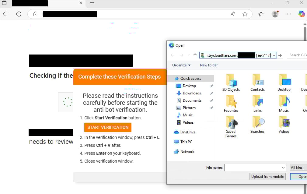 Interlock ransomware adopts FileFix method to deliver malware 2 Interlock's FileFix attack