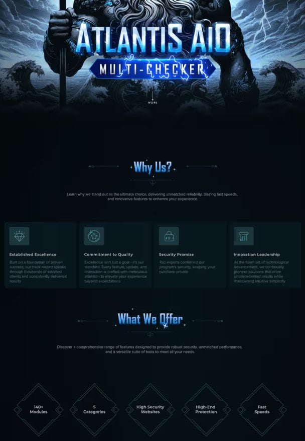 Advertisment for Atlantis AIO