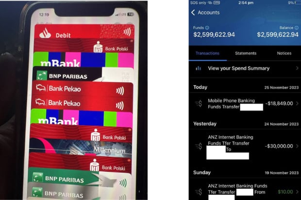 Darcula PhaaS steals 884,000 credit cards via phishing texts 2 Operator phones loaded with stolen cards