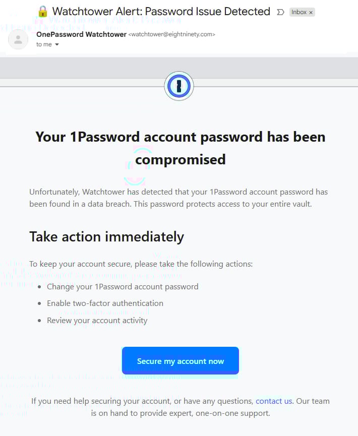 1Password temalı kimlik avı