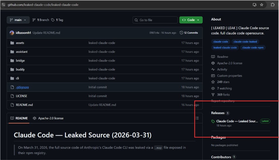 Claude Code leak used to push infostealer malware on GitHub