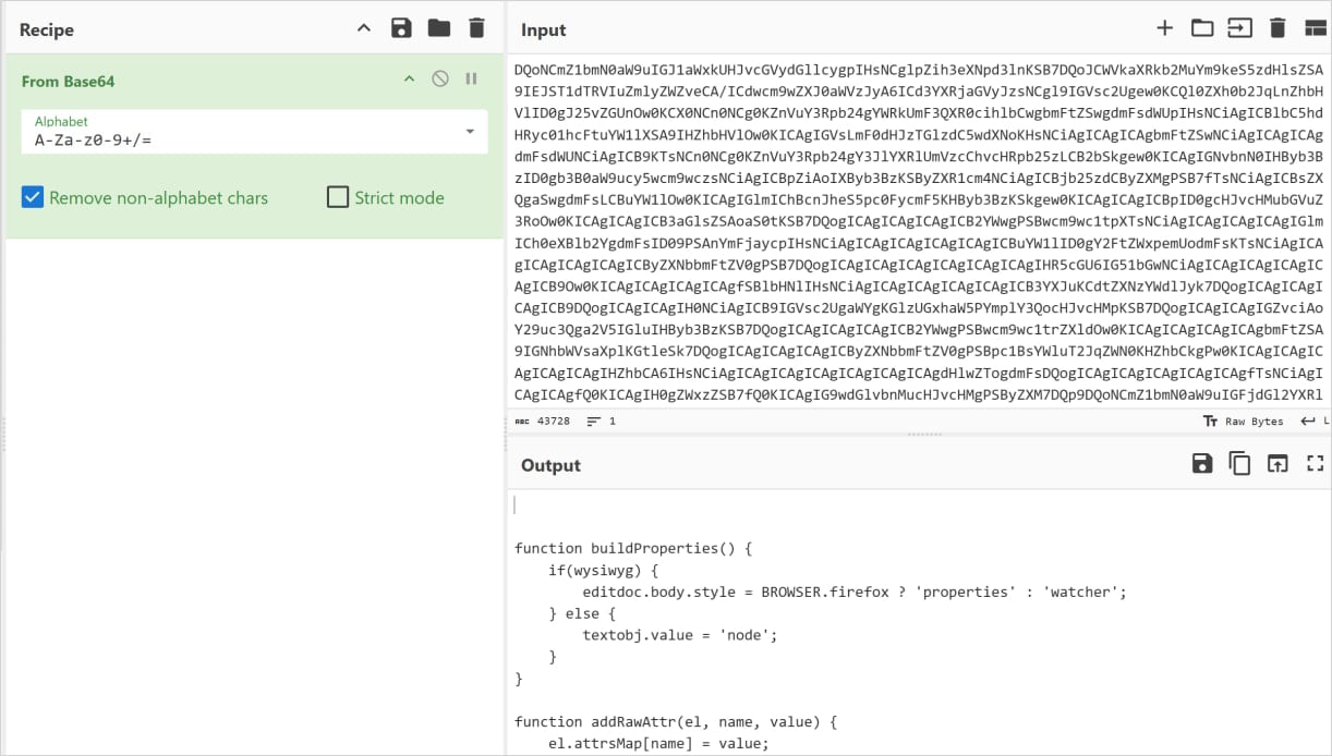 Decoding the image file payload