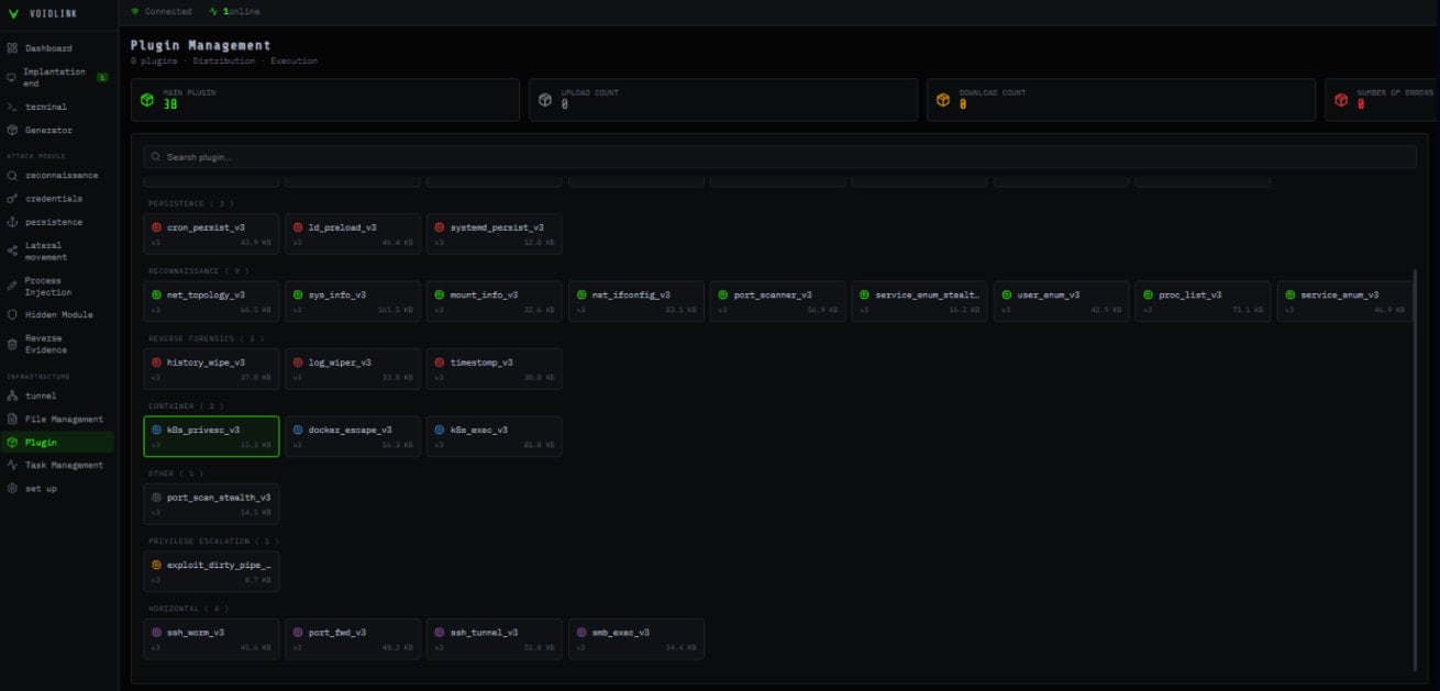 Selecting plugins for activation