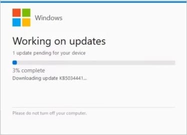 Fake update