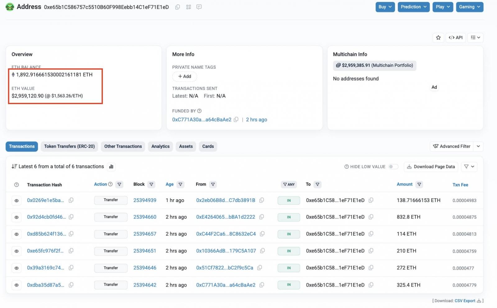 Transaction tracking