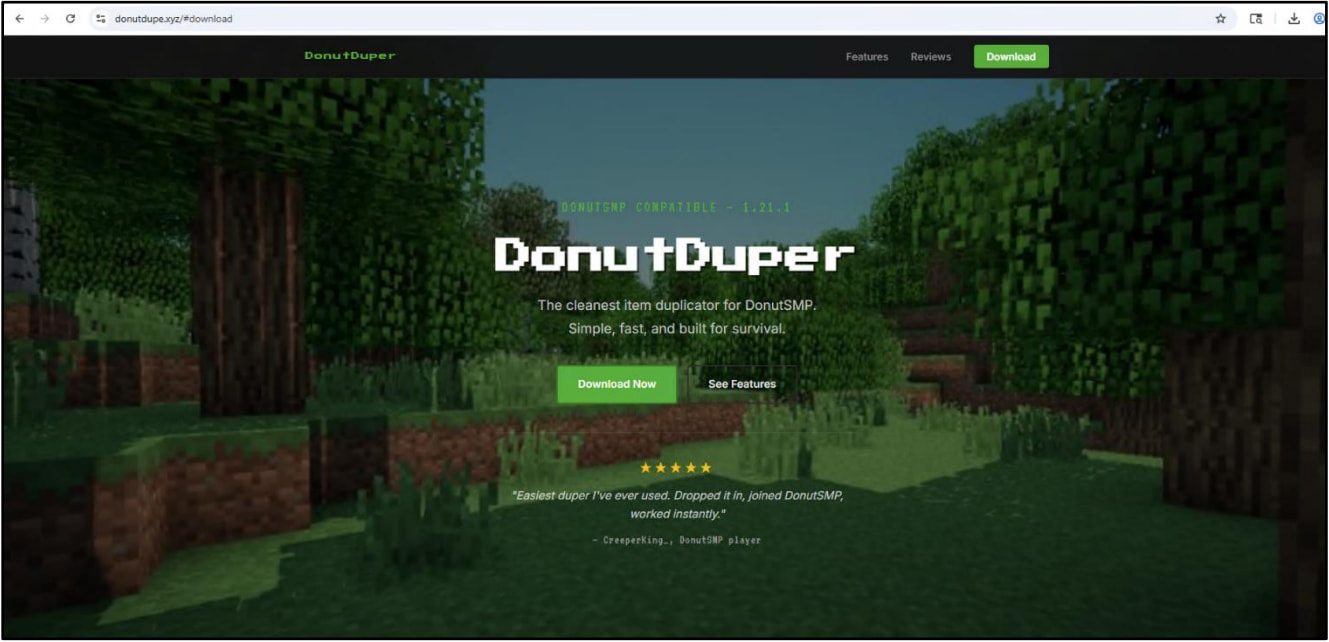 Malware-distributing site