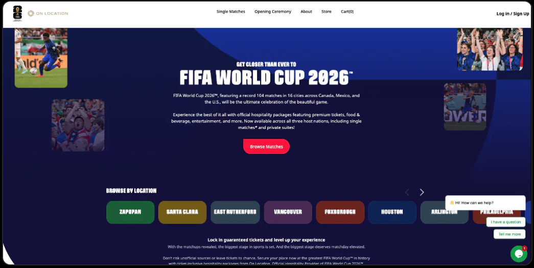 Fake tickets portal