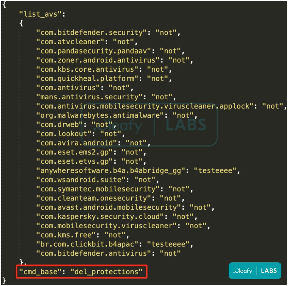 AV tools removed by BRATA