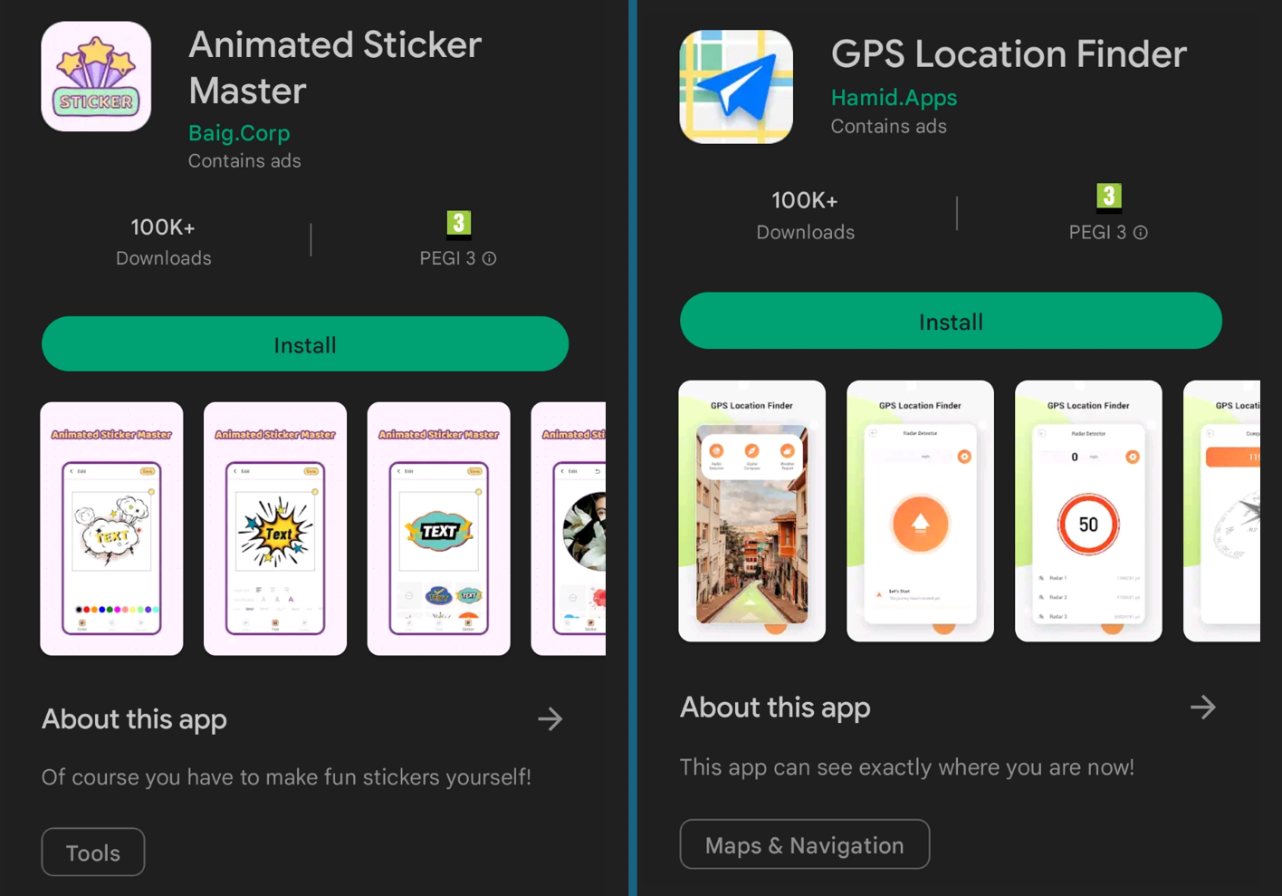 Adware still available on the Play Store