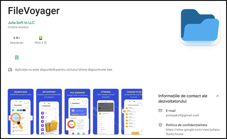 FileVoyager di Google Play