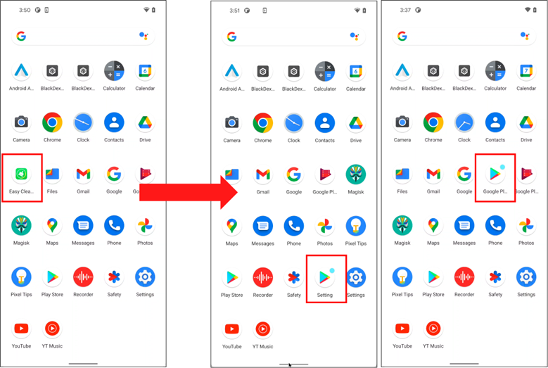 Installed app changing icon and name