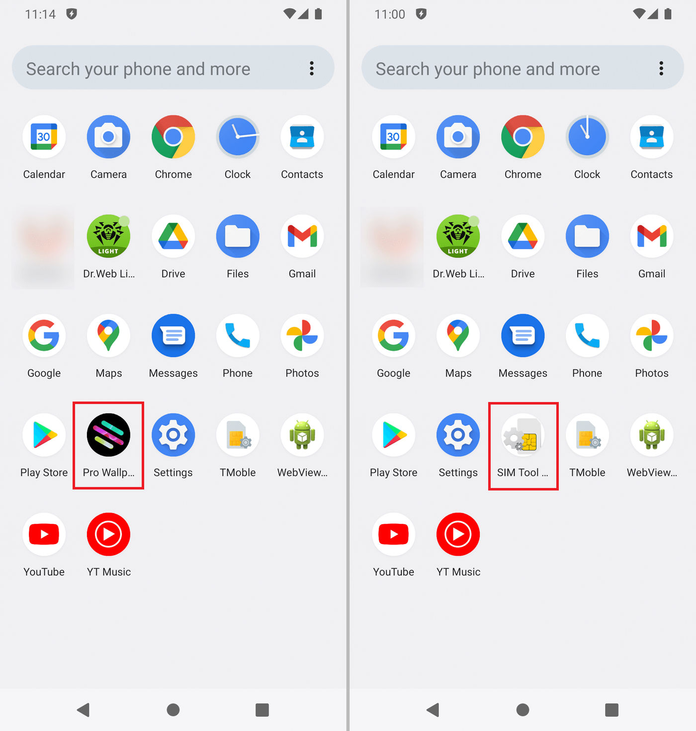 Attempting to trick users with icon replacement