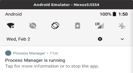 The permanent notification masquerading as a system service