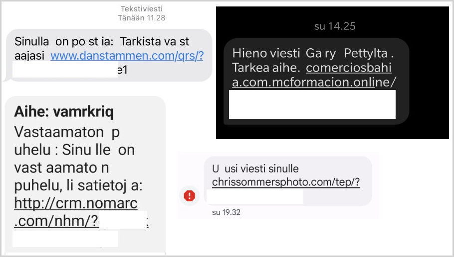 FluBot SMS circulating in Finland