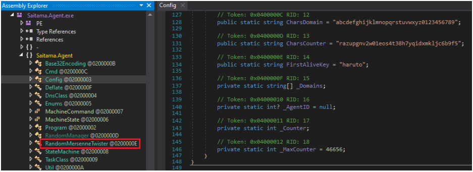 Domain generation algorithm system