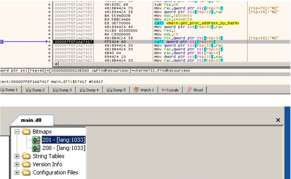 Dynamically called function that fetches the payload