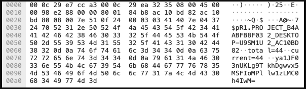 Pingbull response to C2 command via ICMP