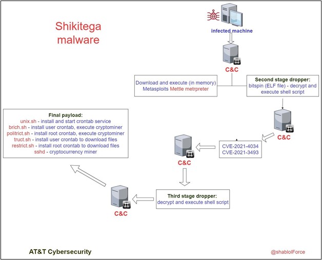 Shitikega infection chain overview
