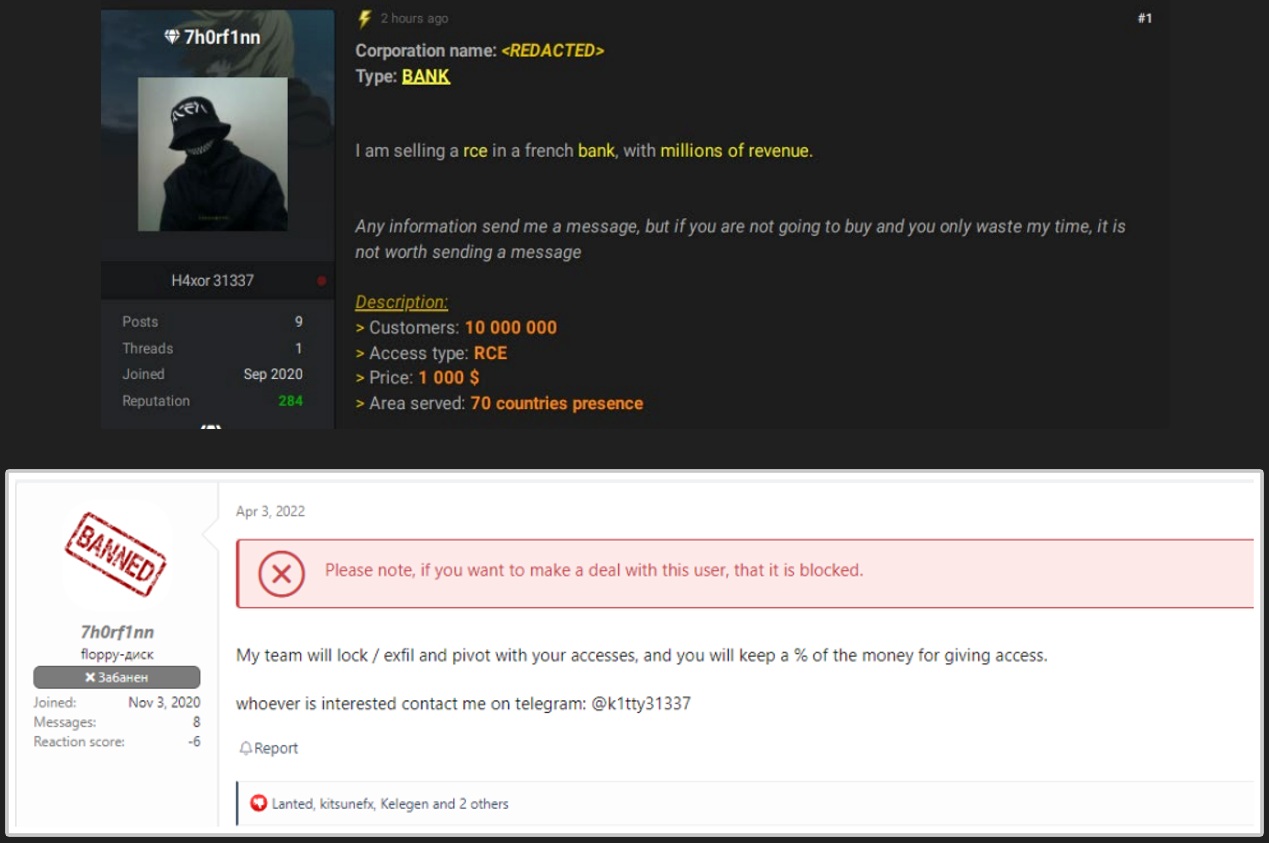 IAB switching to ransomware operations