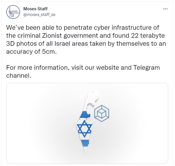 MosesStaff boasting on Twitter