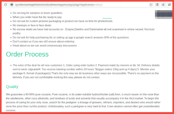 Los Urabenos order rules page