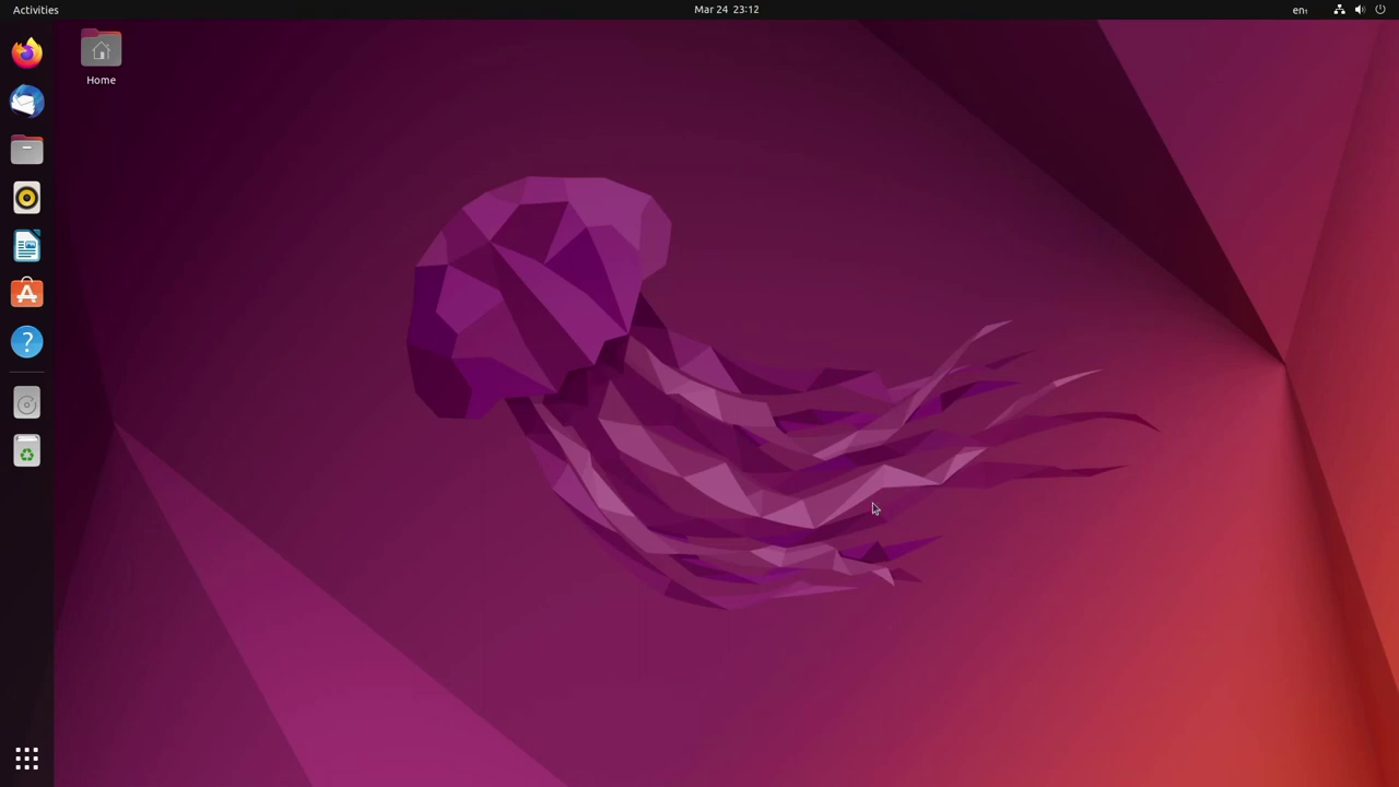 Ubuntu 22.04 LTS desktop