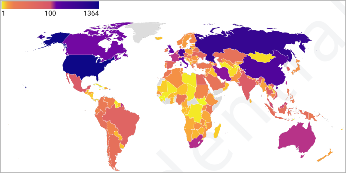 FIN7 hackers create auto-attack platform to breach Exchange servers 6 Map of FIN7 victims