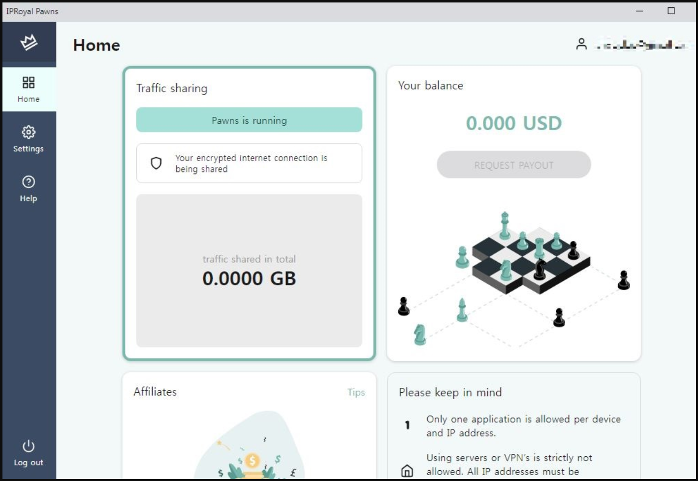 Pawns client in GUI form