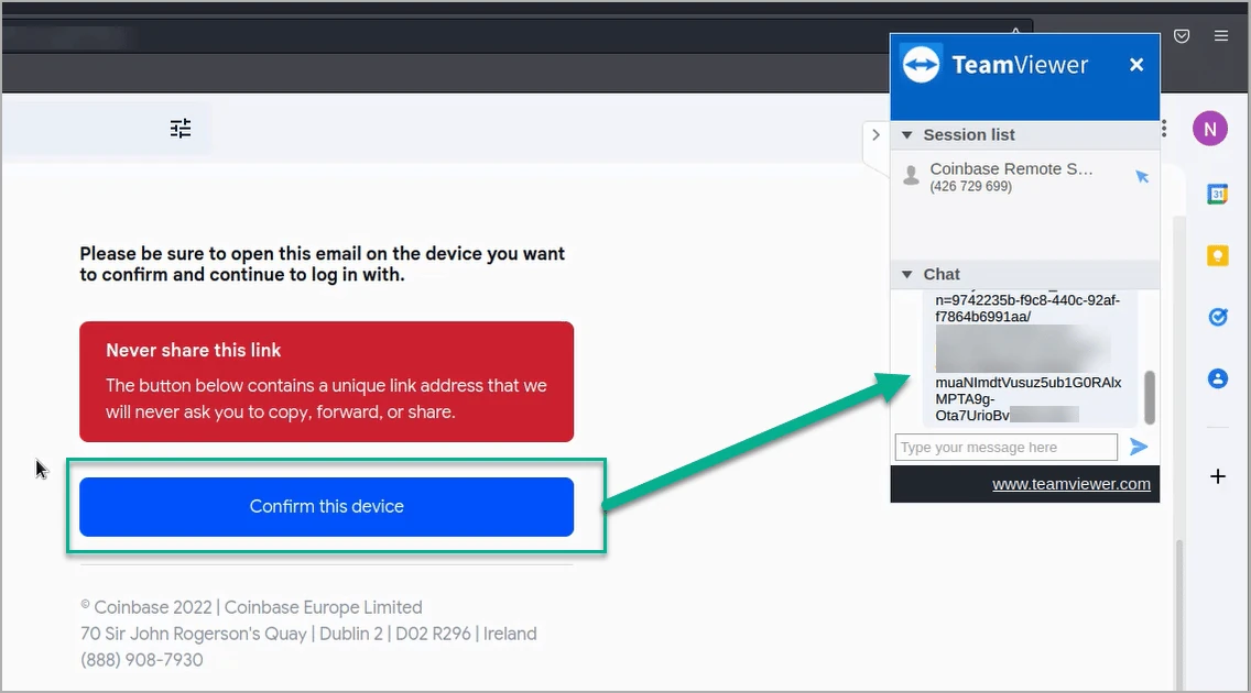 Steal Device Authentication Link