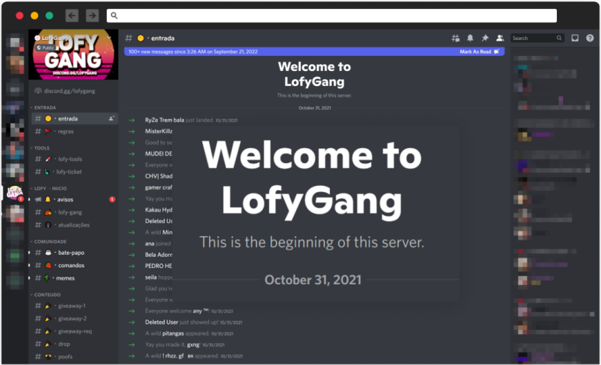 LofyGang's Discord channel