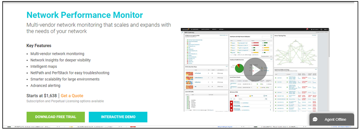 The spoofed Solarwinds site