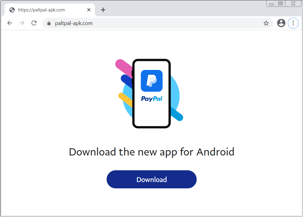 PayPal になりすました悪意のあるサイト