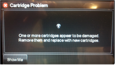 Error displayed to impacted printer owners