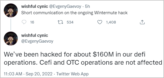 CEO tweet