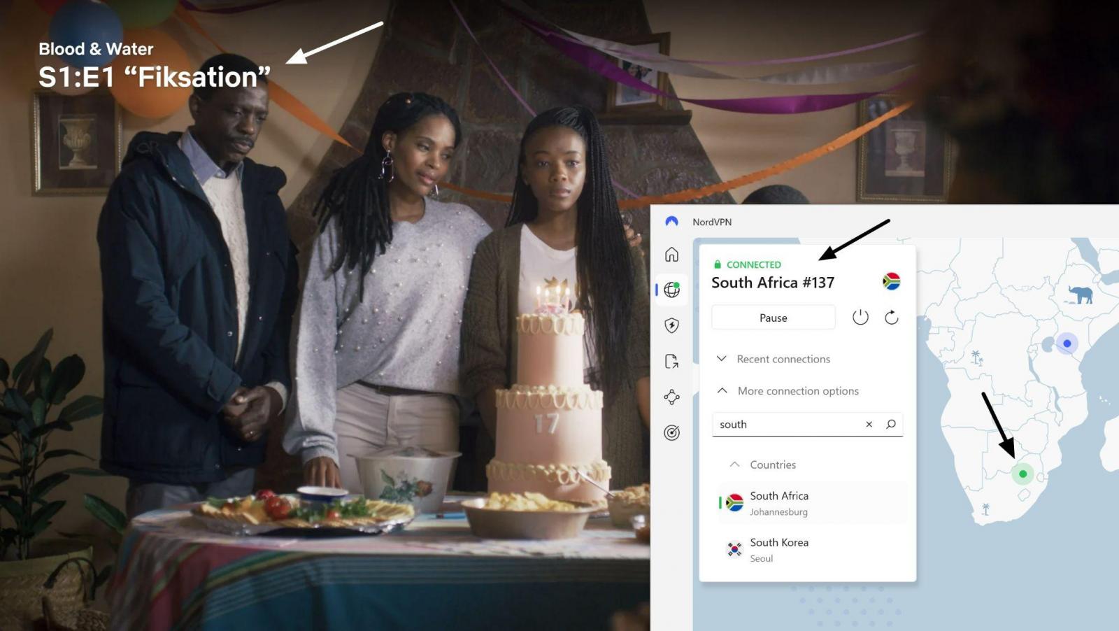Nordvpn streaming example