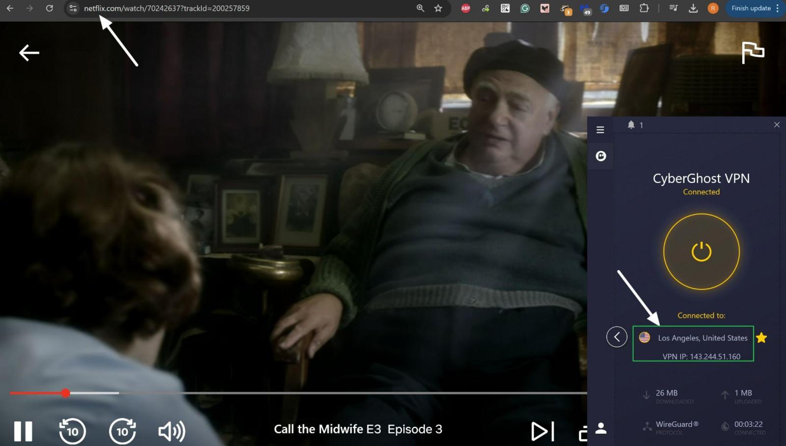 cyberghost streaming