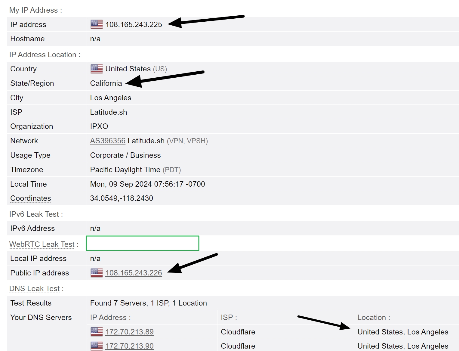 expressvpn ip address