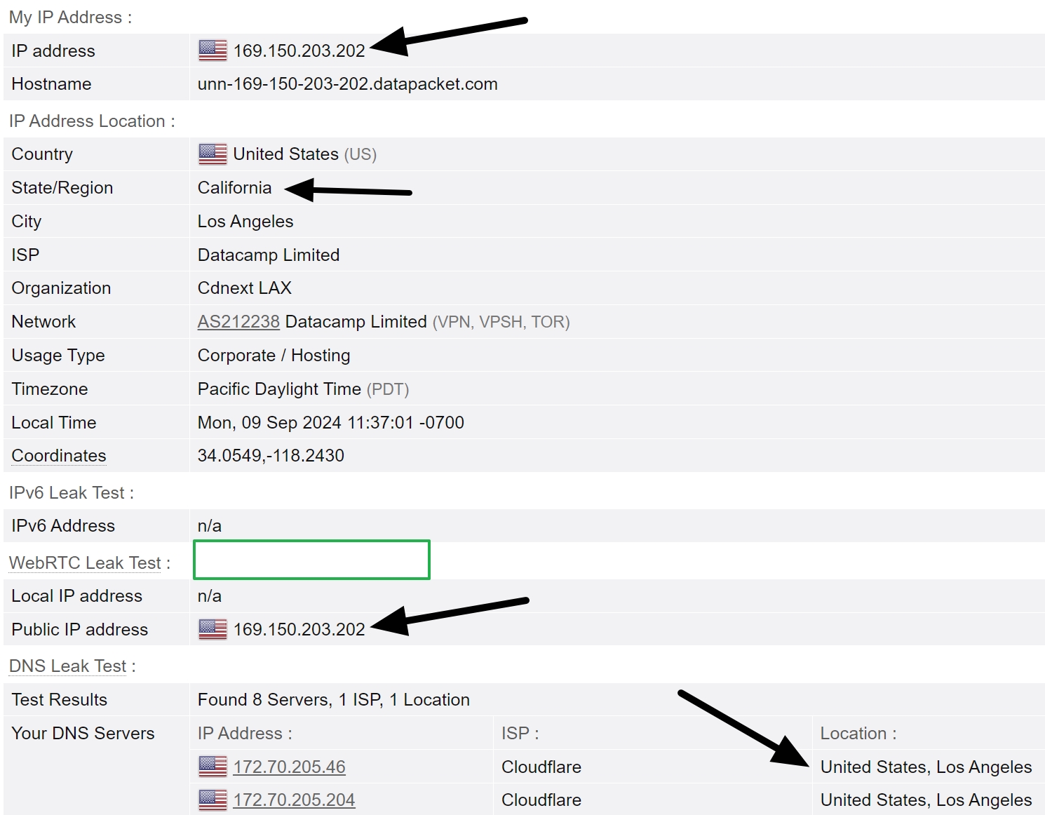 Surfshark ip address