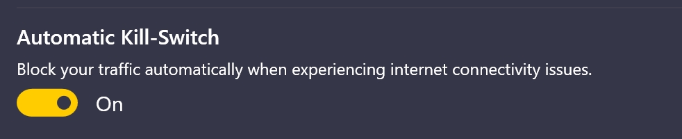 cyberghost kill switch